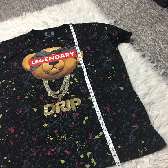 Hustle Shirt Black Legendary Pick Paint Splash 2XL - Picture 11 of 11